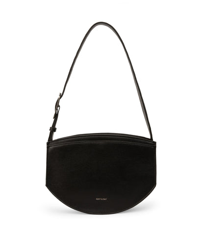 JENINE Vegan Shoulder Bag - Vintage | Color: Black - variant::black