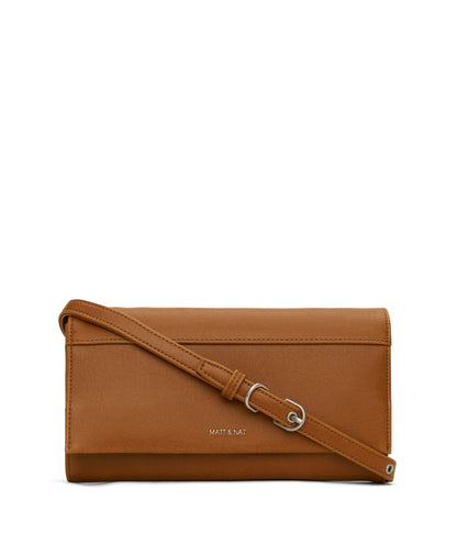 LETTE Vegan Wallet Crossbody Bag - Vintage | Color: Brown - variant::chili