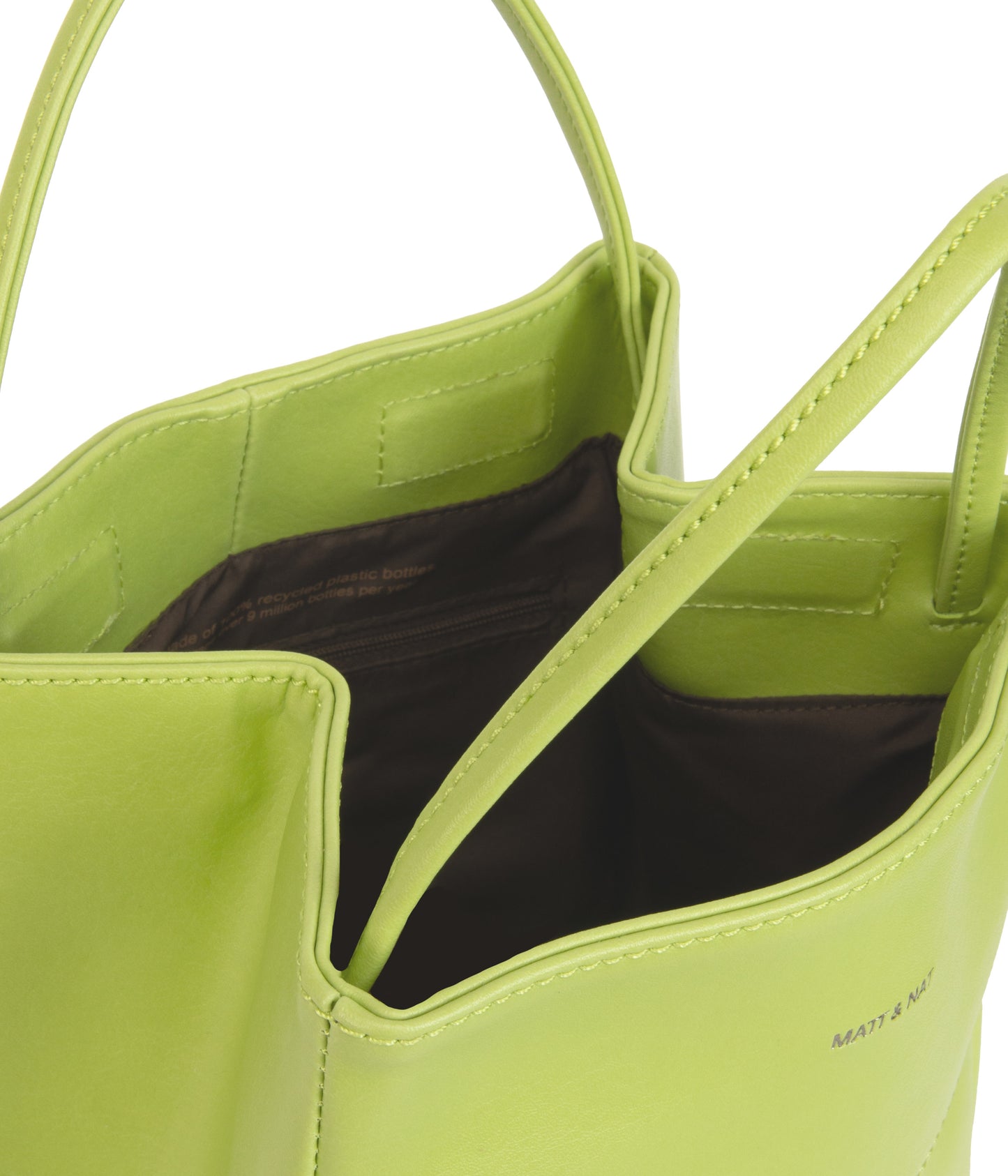 WILLA Vegan Tote Bag - Vintage | Color: Green - variant::honeydew