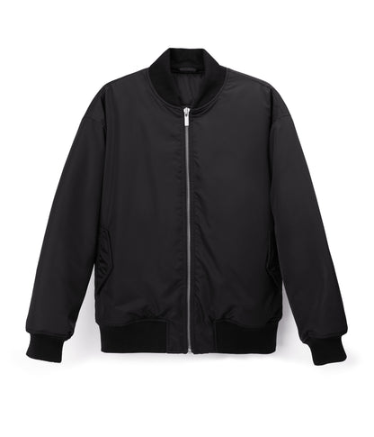 MARCUS Men's Vegan Bomber Jacket | Color: Black - variant::black