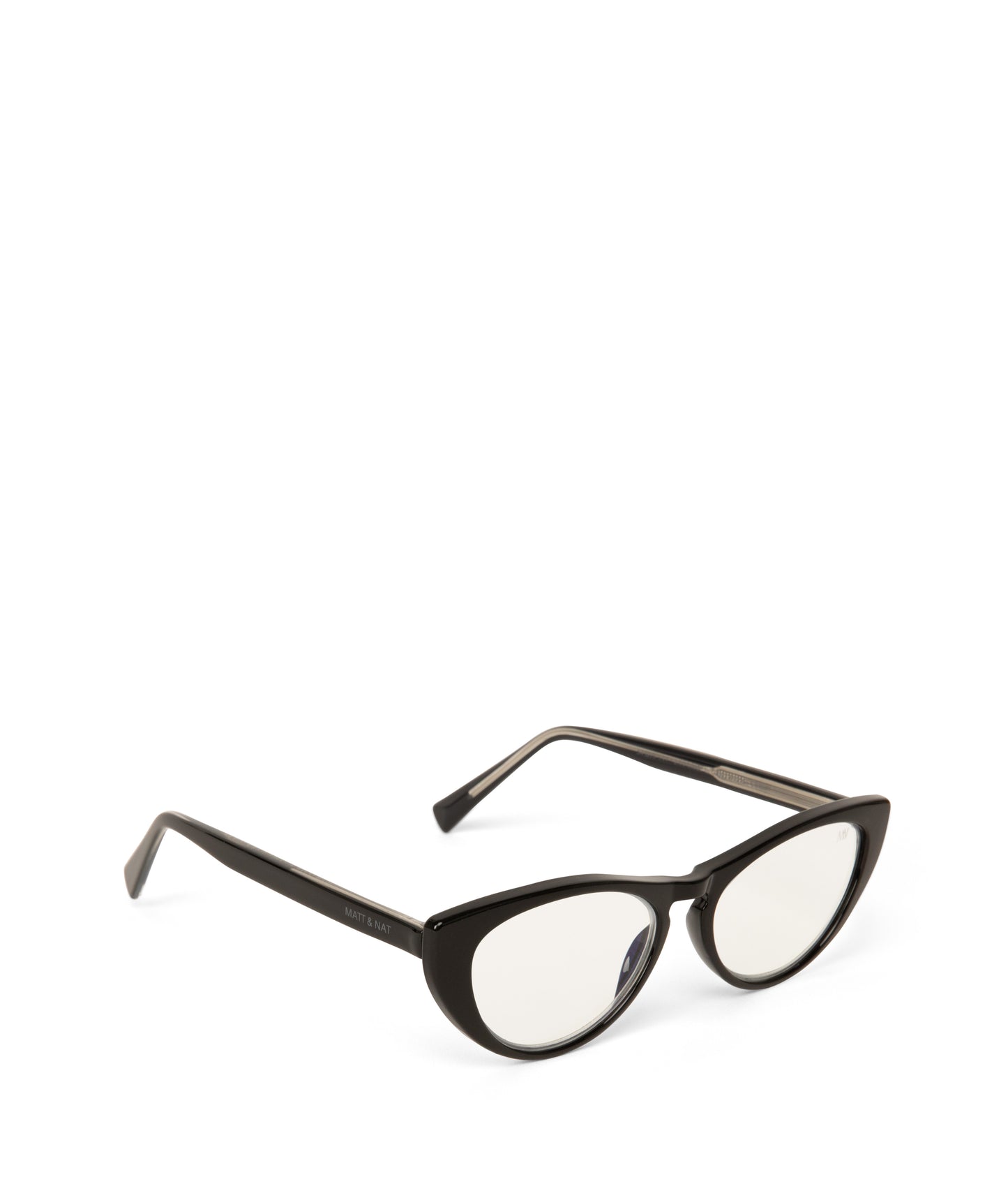 AMARA-3 Recycled Cat-Eye Reading Glasses | Color: Black - variant::black