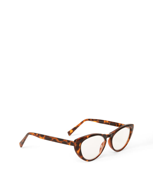 AMARA-3 Recycled Cat-Eye Reading Glasses | Color: Brown - variant::brown
