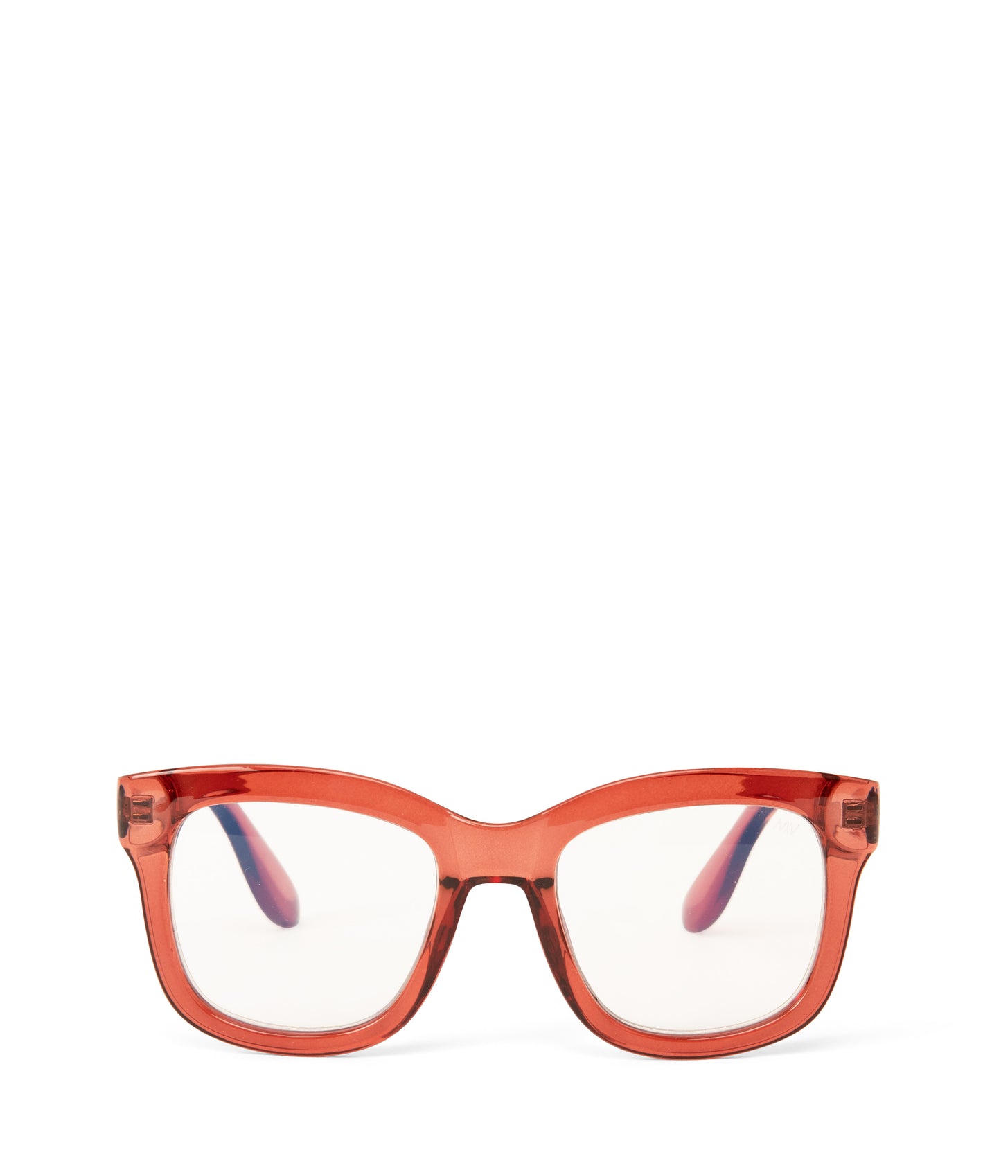 CHARLET-3 Recycled Wayfarer Reading Glasses | Color: Brown - variant::brown