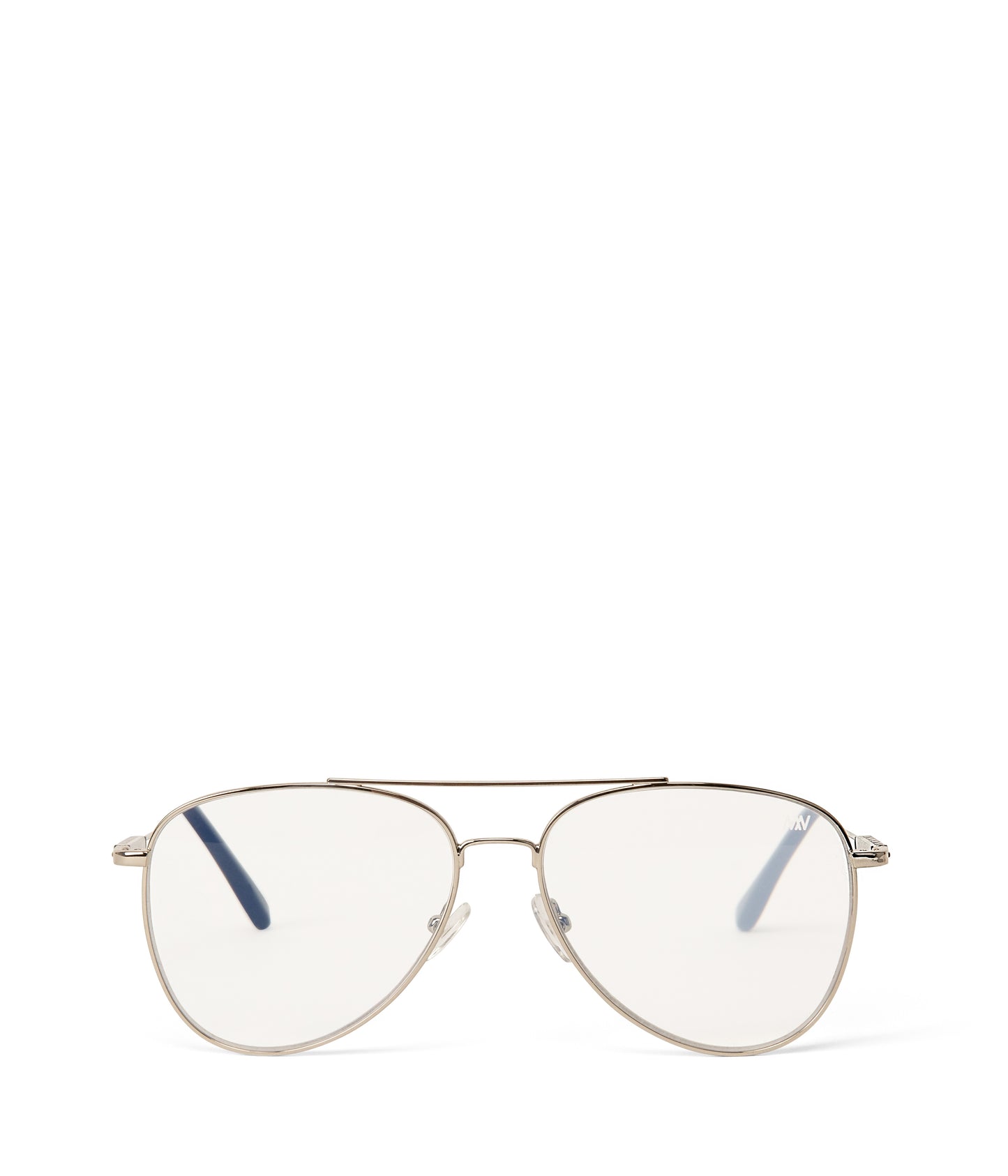 HIMARI-3 Recycled Aviator Reading Glasses | Color: Grey - variant::silver