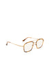 KAITO-3 Recycled Aviator Reading Glasses | Color: Brown - variant::gold