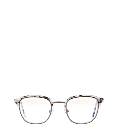 KANNA-3 Recycled Clubmaster Reading Glasses | Color: Grey - variant::gunmetal