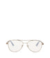 KIKKO-3 Recycled Aviator Reading Glasses | Color: Grey - variant::silver