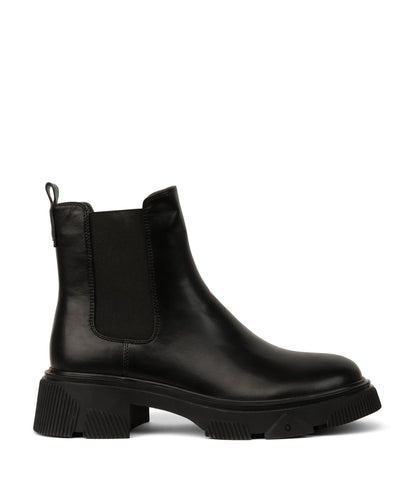 TAYLA Women's Vegan Chelsea Boots | Color: Black - variant::black