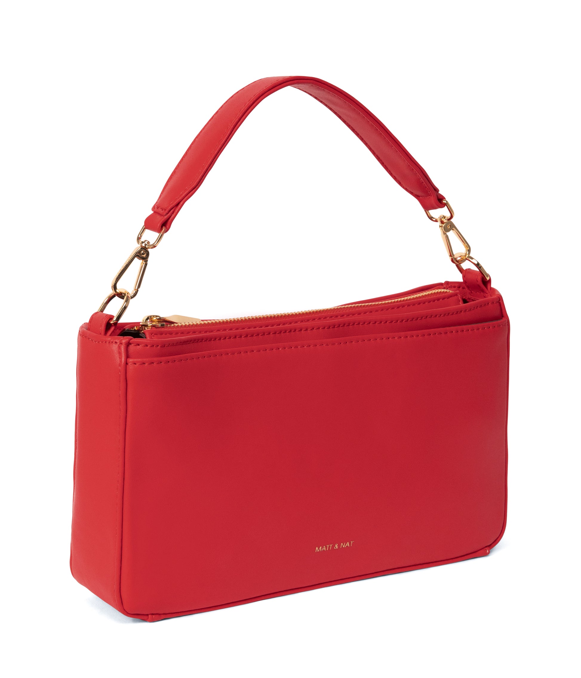 FENNE Vegan Convertible Crossbody Bag - Sol | Color: Red - variant::sorbet