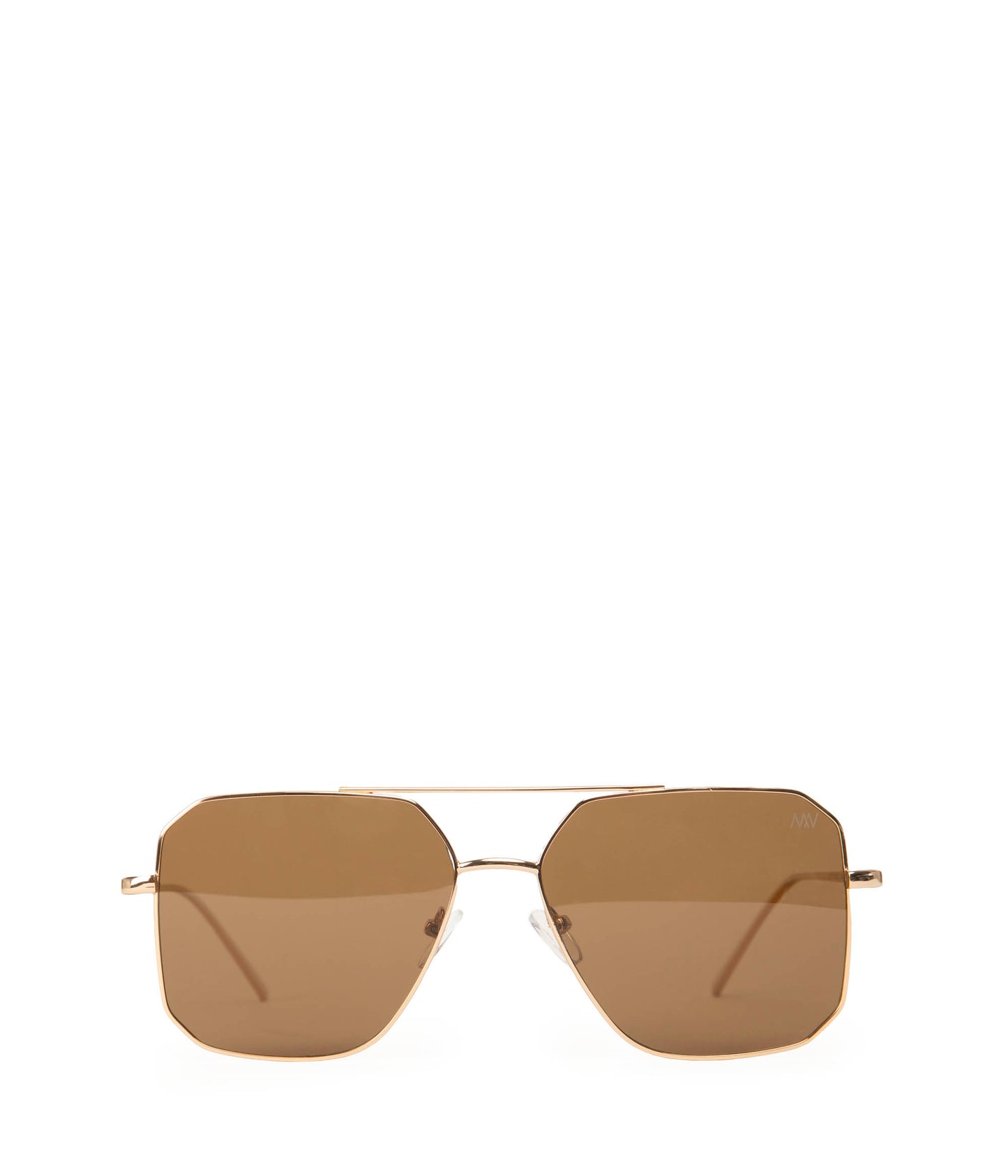 IZAN Aviator Sunglasses | Color: Gold, Brown - variant::gold
