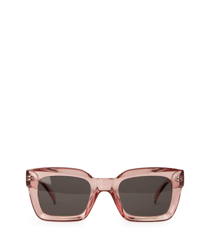 MEHA-2 Recycled Square Sunglasses | Color: Pink, Grey - variant::rose