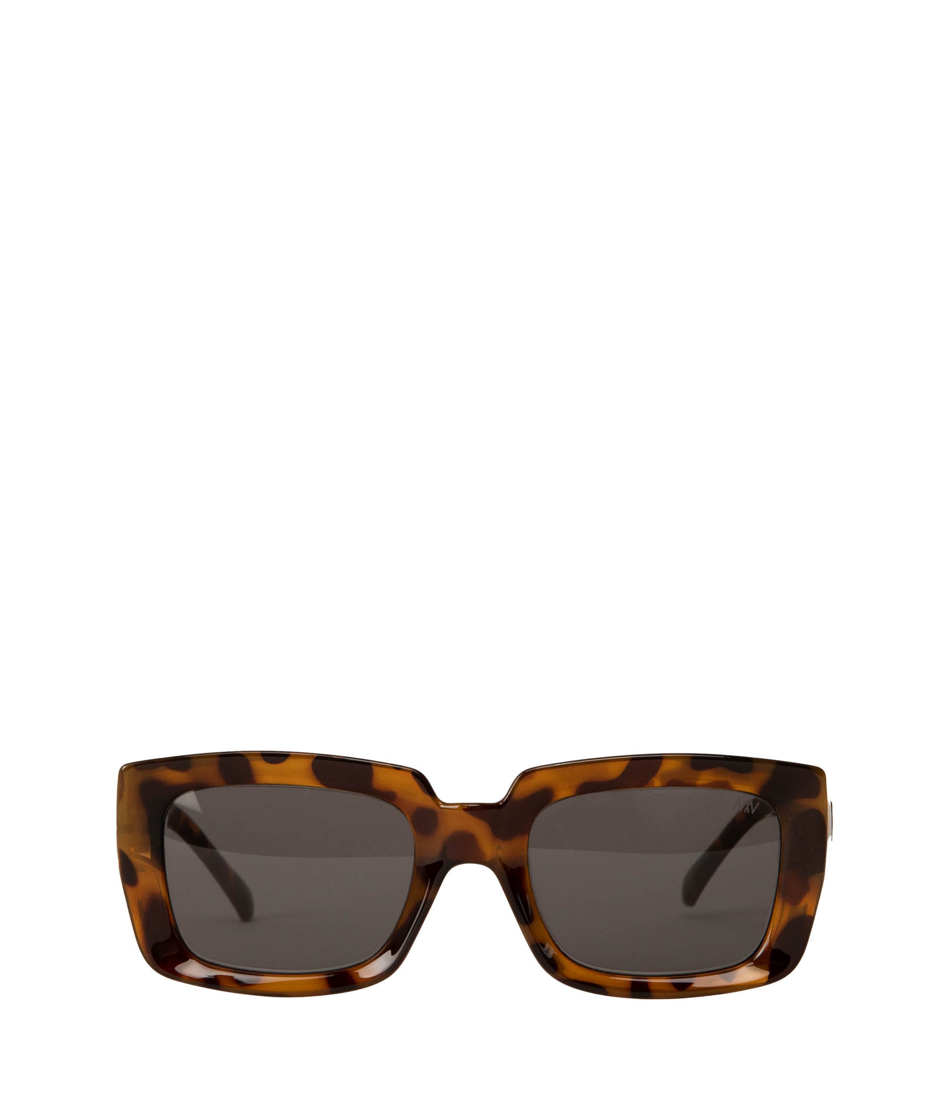 CERA-2 Recycled Rectangle Sunglasses | Color: Brown - variant::brown