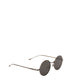 COLE SM Small Round Sunglasses | Color: Black - variant::smoke