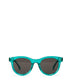 JAZI-2 Recycled Round Sunglasses | Color: Green, Grey - variant::teal