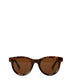 JAZI-2 Recycled Round Sunglasses | Color: Brown - variant::brown