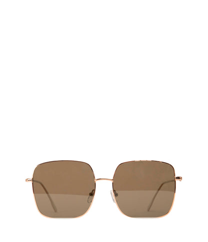 KAYA Square Sunglasses | Color: Pink Gold, Light Pink - variant::rosego
