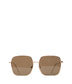 KAYA Square Sunglasses | Color: Pink Gold, Light Pink - variant::rosego