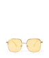 KAYASM Small Square Sunglasses | Color: Gold, Yellow - variant::gold