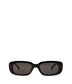 KIIN-2 Recycled Rectangle Sunglasses | Color: Black, Grey - variant::black