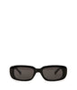 KIIN-2 Recycled Rectangle Sunglasses | Color: Black, Grey - variant::black