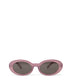 MIELA-2 Recycled Oval Sunglasses | Color: Purple, Grey - variant::lilac