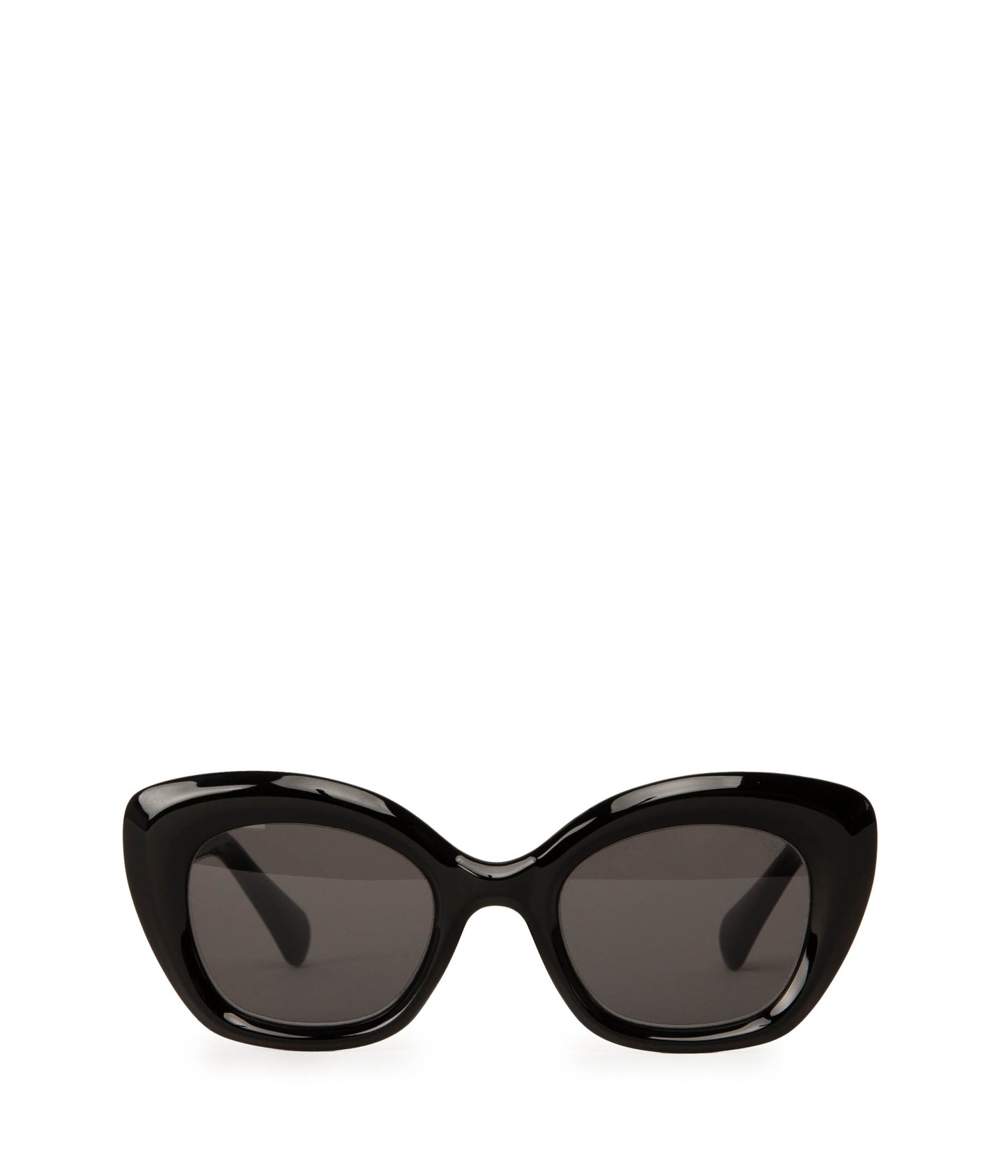 RAKEL-2 Recycled Cat-Eye Sunglasses | Color: Black, Grey - variant::black