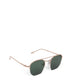 SARAI Aviator Sunglasses | Color: Gold, Green - variant::gololi