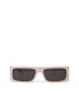 SAWAI-2 Recycled Rectangle Sunglasses | Color: Pink, Grey - variant::lily