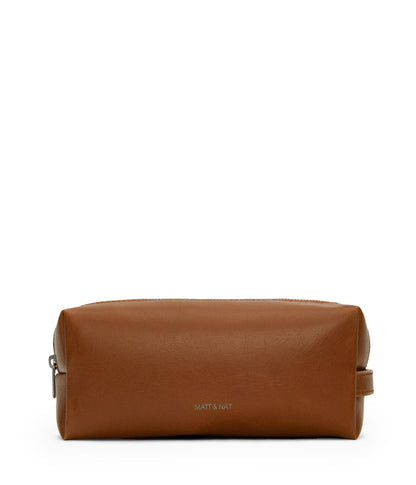 BLAIR Vegan Toiletry Case - Vintage | Color: Brown - variant::chili