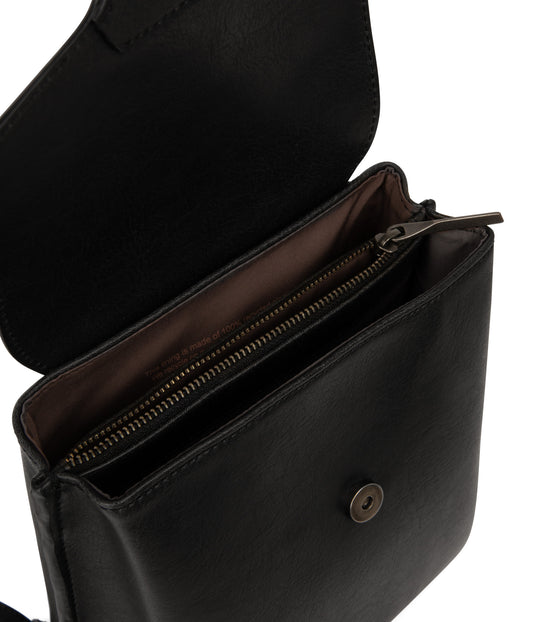 CHELLE Small Vegan Backpack - Vintage | Color: Black - variant::black