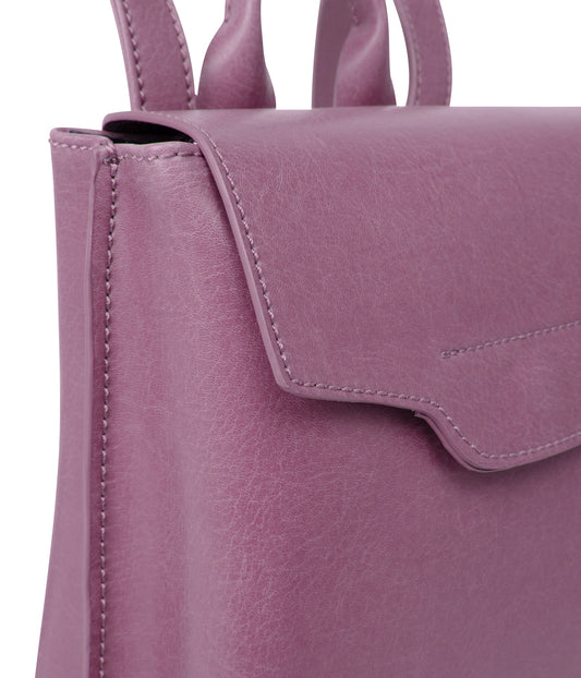CHELLE Small Vegan Backpack - Vintage | Color: Pink - variant::wisteria