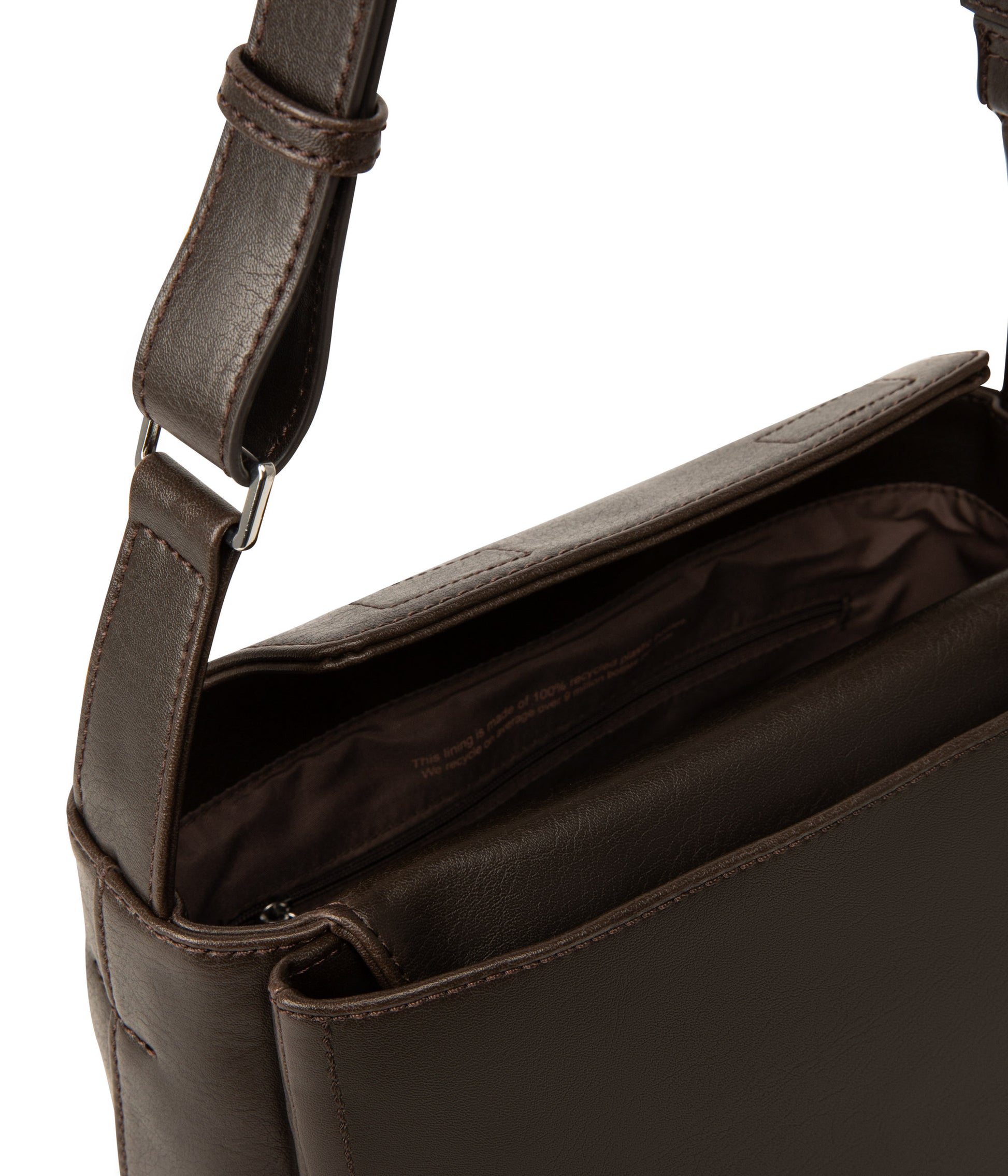 LORO Vegan Shoulder Bag - Vintage | Color: Brown - variant::espresso