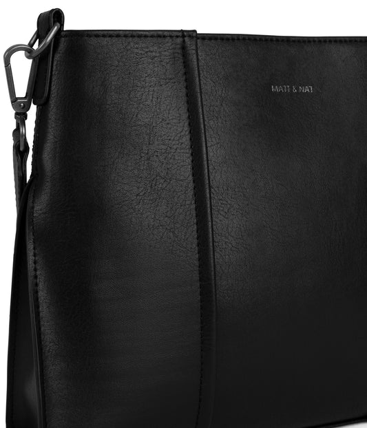 INGRID Vegan Crossbody Bag – Arbor | Color: Black - variant::black