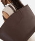 ALLIE Vegan Tote Bag - Arbor | Color: Brown - variant::decaf