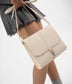 LAUREN Vegan Crossbody Bag - Arbor | Color: White, Beige - variant::macadamia