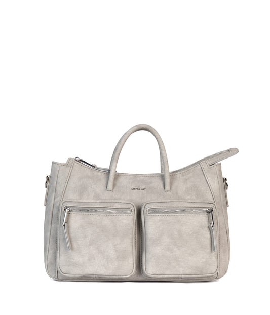 PAOLA Vegan Satchel - Once Upon A Time | Color: Grey - variant::eclipse