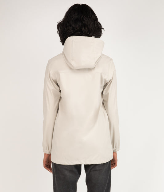 DEMEE Women’s Rain Jacket | Color: White - variant::nude