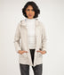 DEMEE Women’s Rain Jacket | Color: White - variant::nude