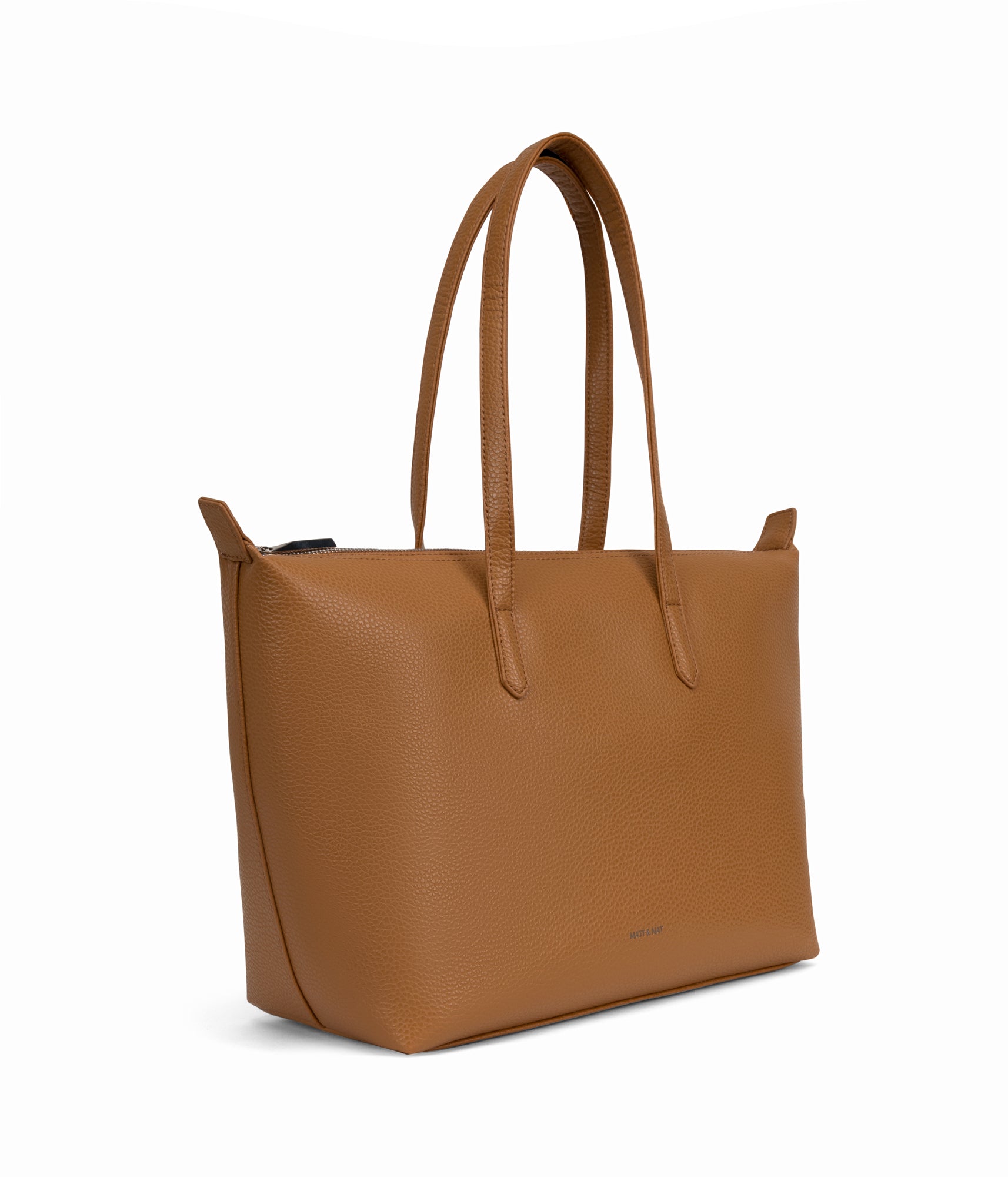 ABBI Vegan Tote Bag - Purity | Color: Tan, Brown - variant::amber