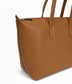 ABBI Vegan Tote Bag - Purity | Color: Tan, Brown - variant::amber