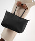 ABBI Vegan Tote Bag - Purity | Color: Black - variant::black