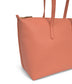 ABBI Vegan Tote Bag - Purity | Color: Orange, Pink - variant::plush