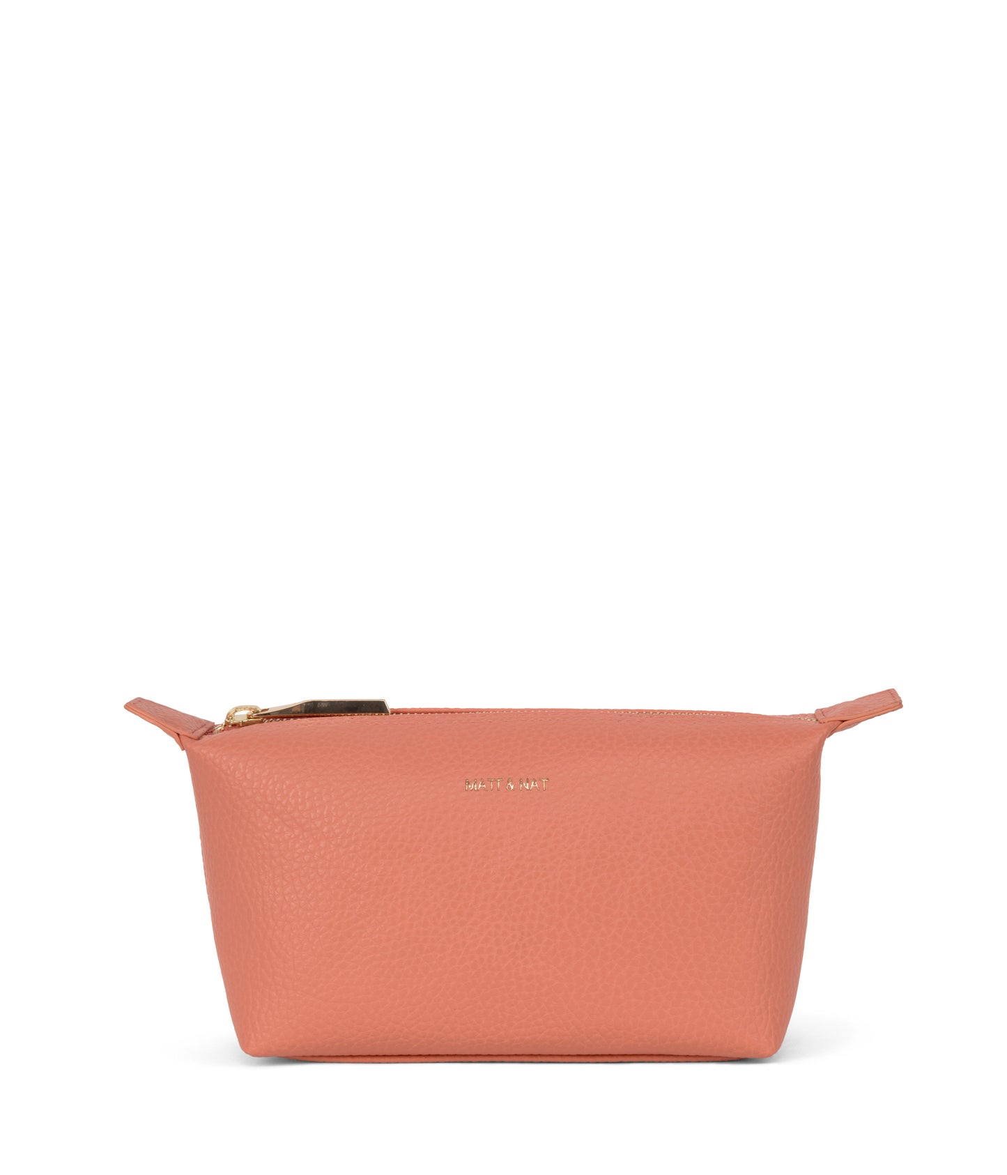 ABBI MINI Vegan Cosmetic Bag - Purity | Color: Orange, Pink - variant::plush