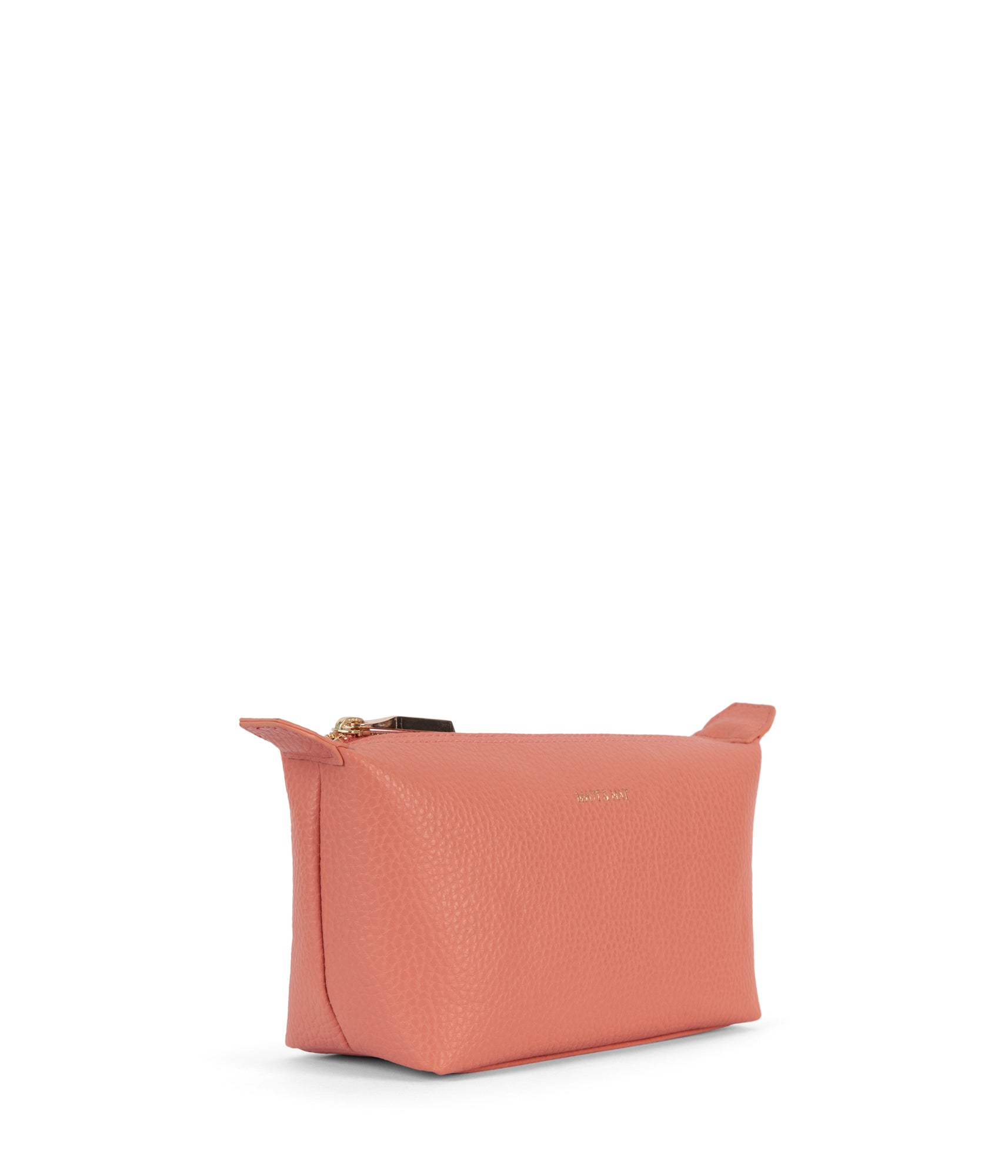 ABBI MINI Vegan Cosmetic Bag - Purity | Color: Orange, Pink - variant::plush