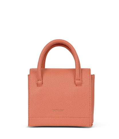 ADEL MICRO Vegan Satchel - Purity | Color: Orange, Pink - variant::plush