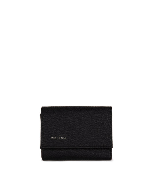 ARTIN Vegan Wallet - Purity | Color: Black - variant::black