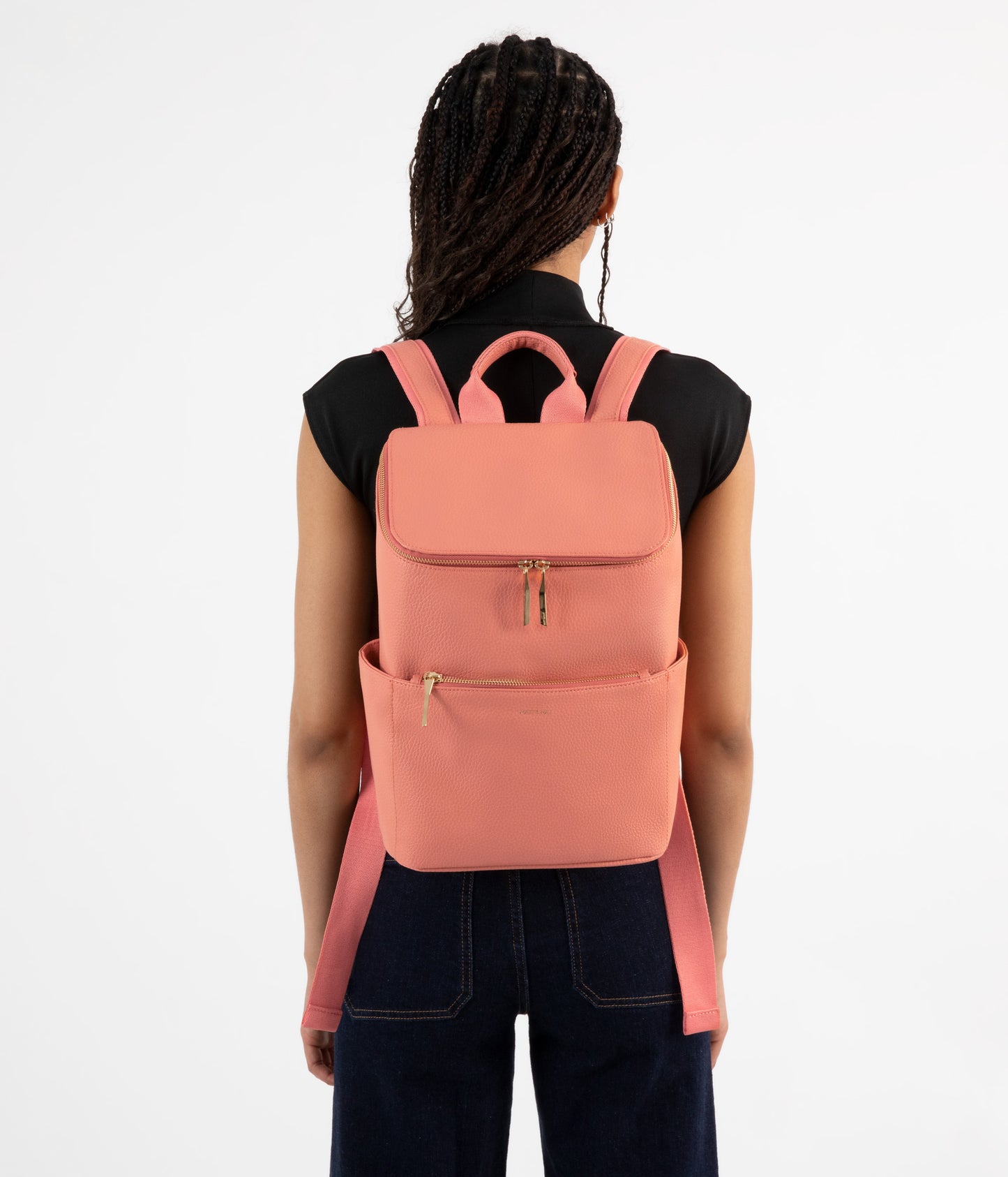 BRAVE Vegan Backpack - Purity | Color: Orange, Pink - variant::plush
