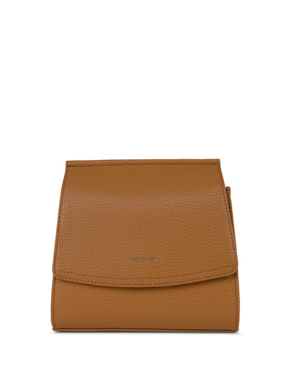 ERIKA Vegan Crossbody Bag - Purity | Color: Tan, Brown - variant::amber