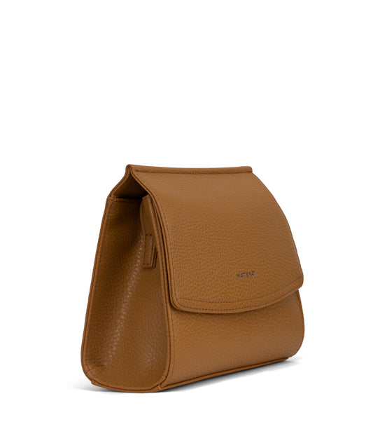 ERIKA Vegan Crossbody Bag - Purity | Color: Tan, Brown - variant::amber