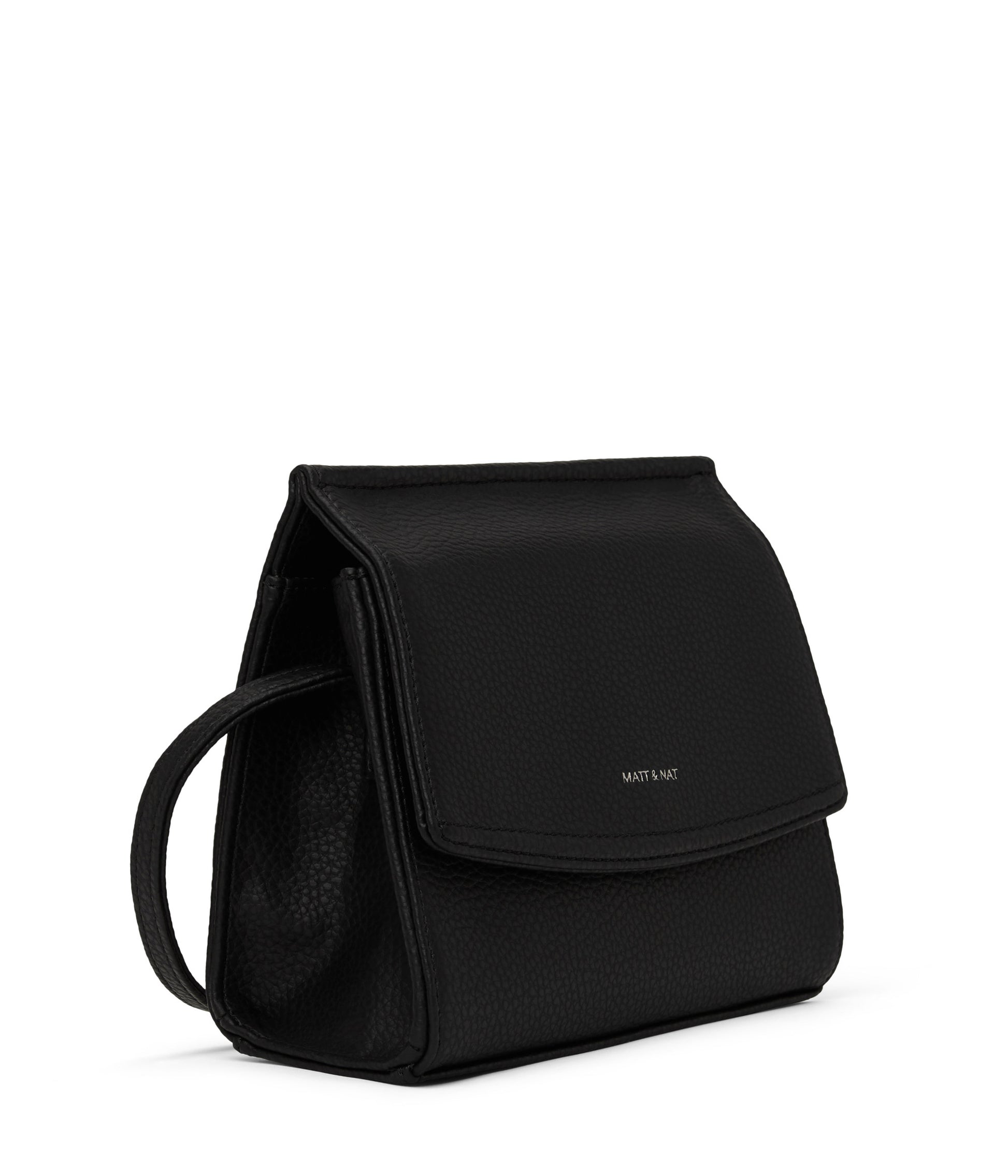ERIKA Vegan Crossbody Bag - Purity | Color: Black - variant::black